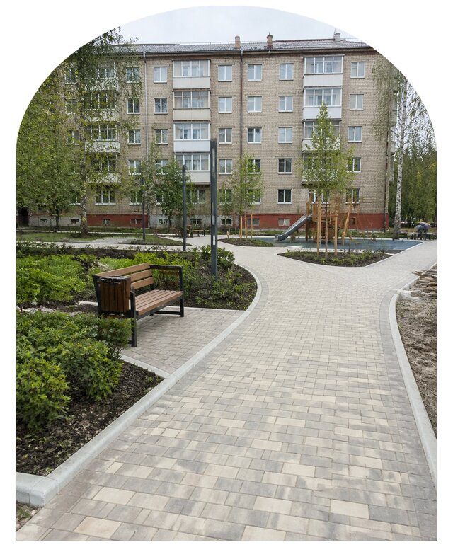 Благоустройство двора МКД под ключ в Кропоткине от 271475 р. | Метпроект-Крп